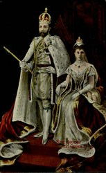 King George And Queen Mary Royalty Postcard Postcard