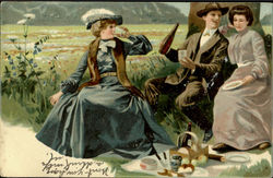 A picnic Postcard