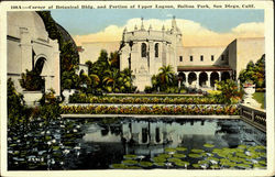 Corner Of Botanical Bldg, Balboa Park San Diego, CA Postcard Postcard