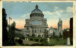 Christian Science Church Boston, MA Postcard Postcard