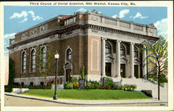 Third Church Of Christ Scientist, 40th Walnut Kansas City, MO Postcard Postcard