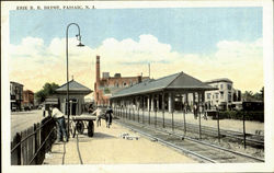 Erie R. R. Depot Postcard