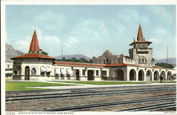 Santa Fe Station Raton, NM Postcard Postcard