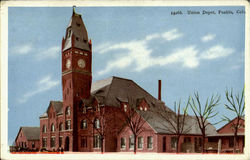 Union Depot Pueblo, CO Postcard Postcard