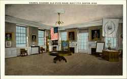 Council Chamber Old State House Boston, MA Postcard Postcard