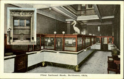 First National Bank Postcard