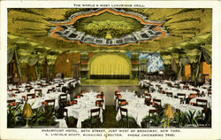 Paramount Hotel, 46th Street Just West of Broadway New York, NY Postcard Postcard