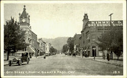 6th Street Grants Pass, OR Postcard Postcard