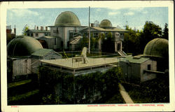 Harvard Observatory, Harvard College Postcard