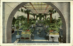 The World's Most Beautiful Lobby Hotel Commodore New York City, NY Postcard Postcard