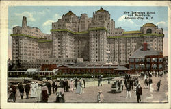 New Traymore Hotel And Boardwalk Atlantic City, NJ Postcard Postcard