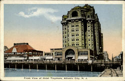 Front View Of Hotel Traymore Postcard