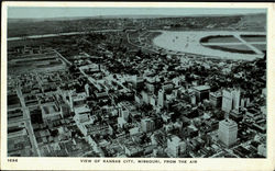 View Of Kansas City From The Air Missouri Postcard Postcard