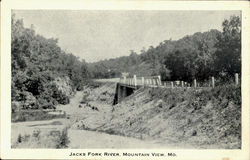 Jack Fork River Mountain View Missouri Postcard Postcard