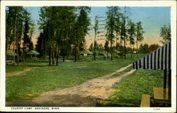 Tourist Camp Brainerd, MN Postcard Postcard