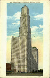 Book Tower Detroit, MI Postcard Postcard