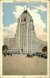 Fisher Building Detroit, MI Postcard Postcard