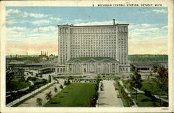 Michigan Central Station Postcard