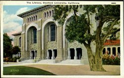 The Library, Stanford University Postcard