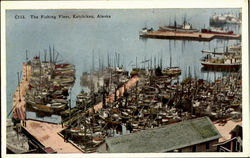 The Fishing Fleet Ketchikan, AK Postcard Postcard