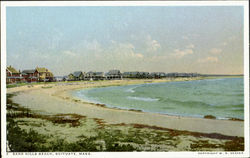 Sand Hills Beach Scituate, MA Postcard Postcard