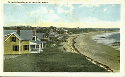 Plymouth Beach Massachusetts Postcard Postcard