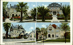 Group Of Fine Residences Postcard