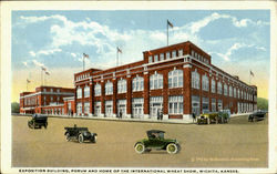 Exposition Building Wichita, KS Postcard Postcard