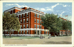 Wichita Hospital Kansas Postcard Postcard