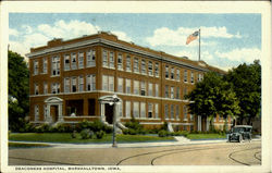 Deaconess Hospital Marshalltown, IA Postcard Postcard