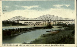 High Bridge And North Western Railway Bridge Postcard