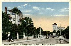 King Street St. Augustine, FL Postcard Postcard