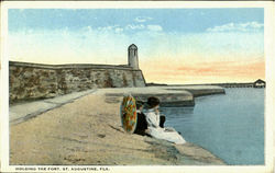 Holding The Fort Postcard