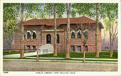 Public Library Fort Collins, CO Postcard Postcard