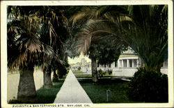 Eleventh & San Fernando Street Postcard