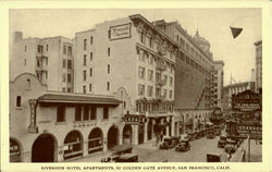 Riverside Hotel Apartments, 50 Golden Gate Avenue Postcard