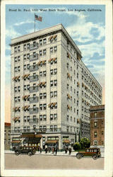 Hotel St. Paul, 1021 West Sixth Street Postcard