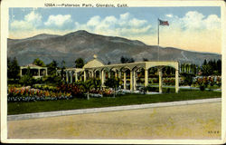 Paterson Park Glendale, CA Postcard Postcard