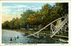 Shoot The Chutes On Lake Bemidji Postcard