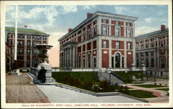 Hall Of Philosophy, Columbia University Postcard