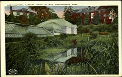 Horticultural Gardens, Smith College Postcard