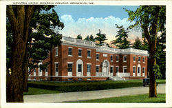 Moulton Union, Bowdoin College Postcard