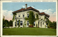 President's Home, University Of California Berkeley, CA Postcard Postcard