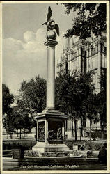 Sea Gull Monument Salt Lake city, UT Postcard Postcard