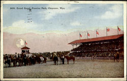 Grand Stand, Frontier Park Cheyenne, WY Postcard Postcard