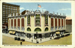 Rialto, 15th and Douglas Sts. Omaha, NE Postcard Postcard