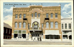 Your Grand Theatre Iola, KS Postcard Postcard