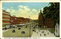 Main Street Concord, NH Postcard Postcard