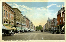 Main Street Looking South Postcard