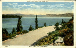 Meek's Bay And Lake Tahoe California Postcard Postcard